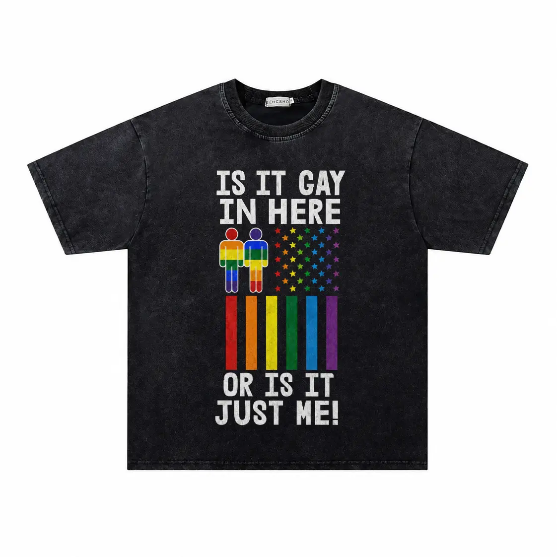 Rainbow Colored Shirt for Lesbian, Friends, Besties, Pride Shirt, Rainbow, Soft Throw Tee