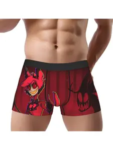 1piece Whatever It Takes Hazbin Hotel Alastor Underpants Breathbale Panties Male Underwear Print Shorts Boxer Briefs Boxers Briefs