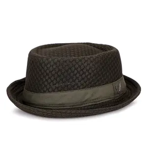 Foldable Jazz Sun Hat – Breathable Wide Brim Fedora Style
