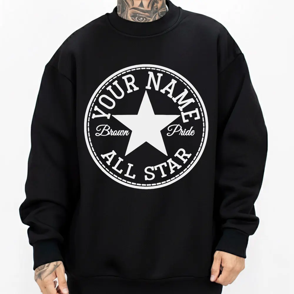Your name Brown Pride Chicano Pride Clothing Unisex Hoodie Medium Heavy Sweatshirt for Men & Women Full Size S-5XL Fit Oversized