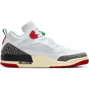 Men's Jordan Spizike Low SE White/Varsity Red-Black-Sail (IM7425 100)