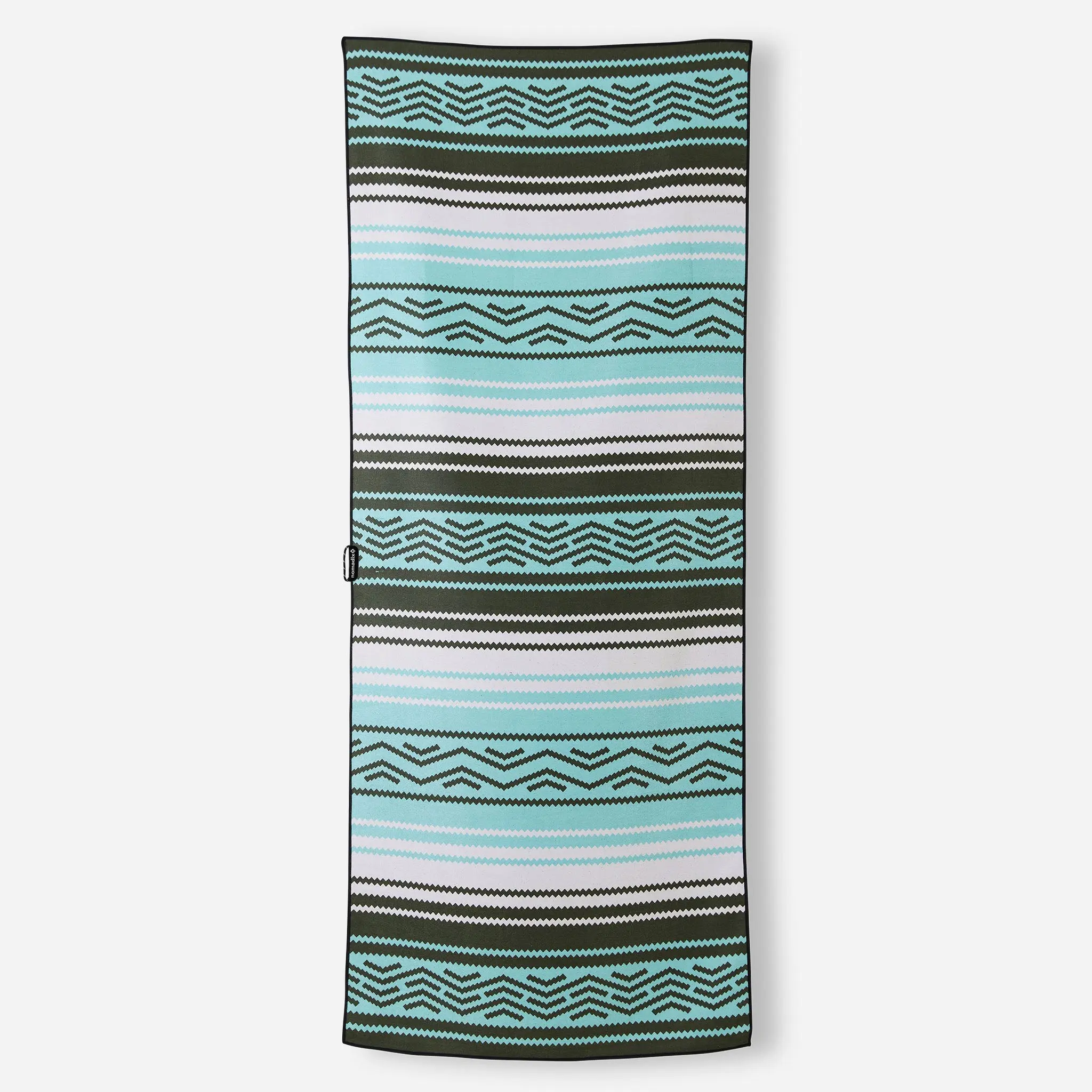 Nomadix Original Towel | Quick-Dry Beach Towel | Sand-Resistant | Baja Aqua Design