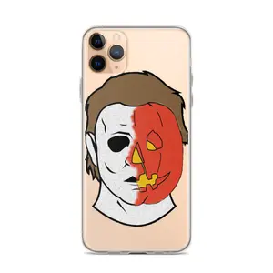 Pumpkin Myers Halloween Clear Case for iPhone®