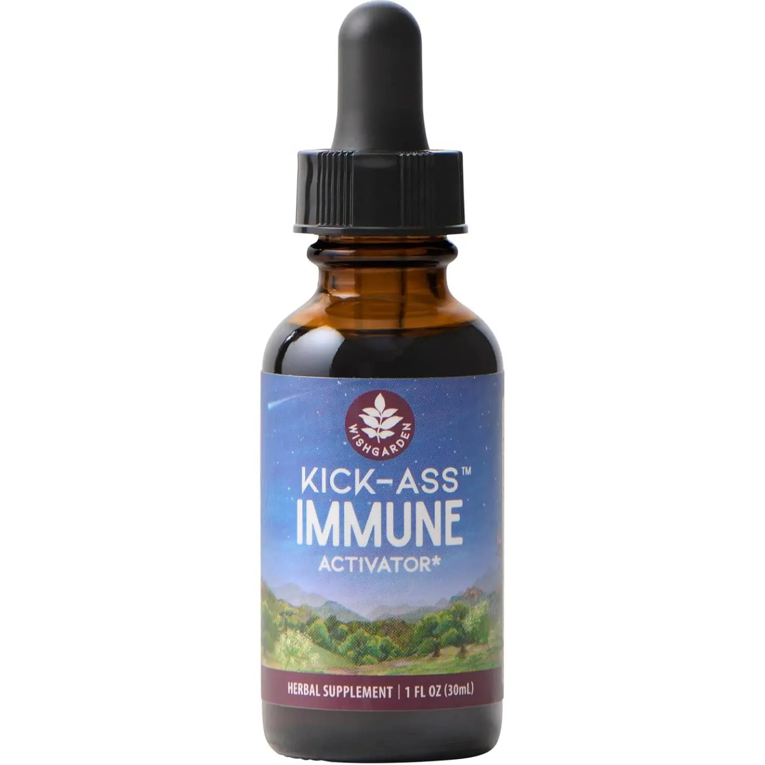 Herbs Kick-Ass Immune Liquid Herbal Immune Support Supplement – Echinacea & Goldenseal with Elderflower (Sambucus Nigra) – Herbal Immunity Boost & Lymphatic Support Drops – Vegan – 1 oz