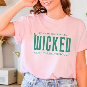 Wicked Through and Through Comfort Colors Shirt, Wicked Musical Movie, Wicked Movie Merch, Elphaba, Glinda, Galinda, Defy Gravity, Broadway SO