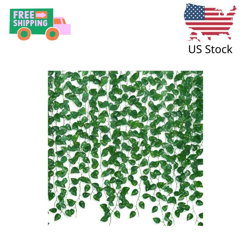 12 Pack 86Ft Fake Plants Artificial Vines for Room Decor, Faux ivy Greenery Garland