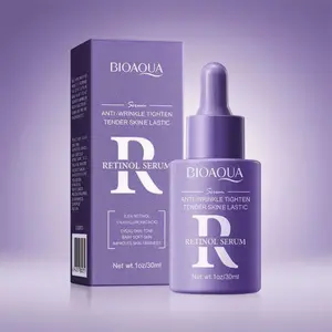 BIOAOUA Retinol Anti-Wrinkle Serum with Hyaluronic Acid for Firming & Even Skin Tone - 1 oz / 30ml