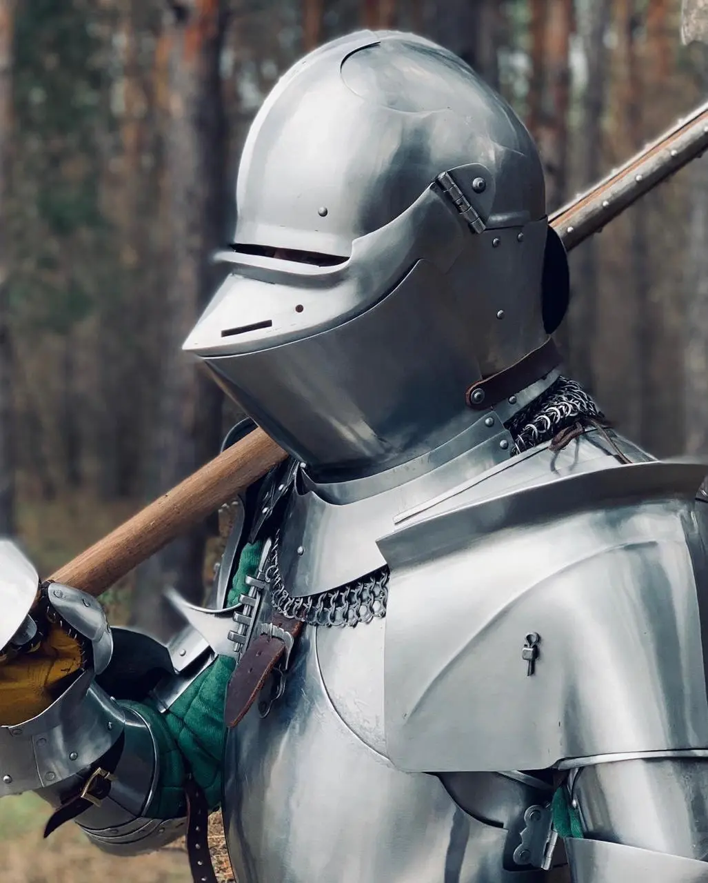 Handmade Medieval Knight Full Armor Suit – 18 Gauge Steel, LARP Cosplay ...