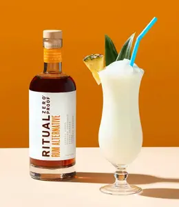 Ritual Zero Proof Rum Alternative – Non-Alcoholic Dark Rum Style Spirit (Pack of 2)