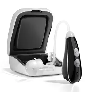 Ceretone Nexus Hearing Aids for Seniors, OTC Hearing Aids Behind The Ear with Superior Sound, Discreet & Light Weight, Great Gift, Noise  Canceling, Black