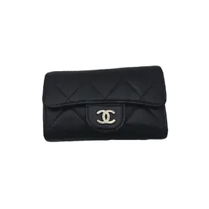 Pre-owned CHANEL france Mini Bags h5 Black Calfskin cf Mini Key & Card Holder 61907