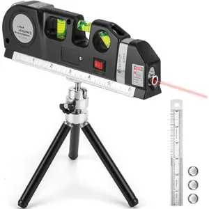 Laser Level Tool Multipurpose Laser Level Line Laser Kit With triangle bracket for Picture Hanging, cabinets Walls