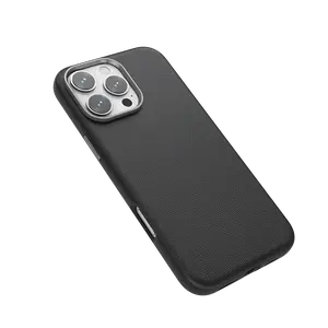 High-end Plain Leather Phone Case with MagSafe