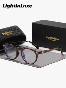 Unisex Elegant Full Frame Anti-blue Light Eyeglasses, Trendy Casual Eyeglasses for Work, Daily Clothing Decor, Perfect for Student Daily Use