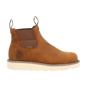 Georgia Boots Mens Core 37 6 Inch Waterproof Soft Toe  Work/Duty - Brown