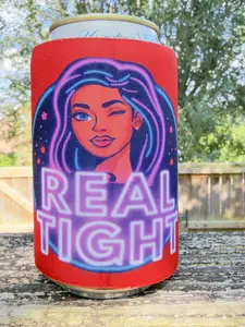 Real Tight Coozie (Ideal for Pint Glasses and Cans)