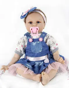 Handmade lifelike reincarnation dolls with soft touch, real, cute and beautiful reborn dolls, accompany children's childhood, and give them the perfect holiday gift