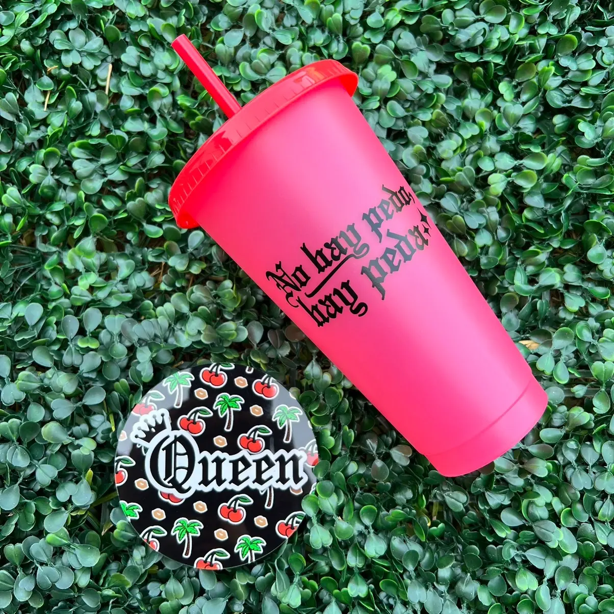 Queen coaster and cup