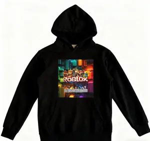 Roblox Themed Graphic Hoodie For Men Women Cool Black  Perfect Gaming y2k cotton fashion Streetwear Top Trending  Comfort Casual Outfit Present Everyday