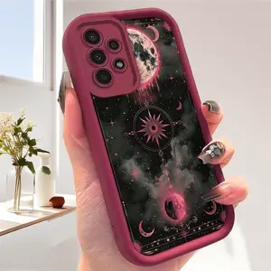 Mysterious Magic Star and Moon Pattern Phone Case Compatible with Samsung Galaxy S26,S26PLUS,S26ULTRA,S25,S25PLUS,S25ULTRA,S24,S24FE,S24PLUS,S24ULTRA,A54,A53,A52,A36,A35,A34,A33,A17,A16,A15,NOTE20,NOTE20ULTRA,S23,S23PLUS,S23ULTRA,S22,S22PLUS,S22ULTRA,A14,