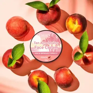 Accelerated Tan Boost Gel, Quick Sun Exposure, Deep Copper Wheat Color, Waterproof Sweatproof, Moisturizing Non-Greasy, Even Coverage, Peach Flavor, Accelerator, Tanning Accelerator