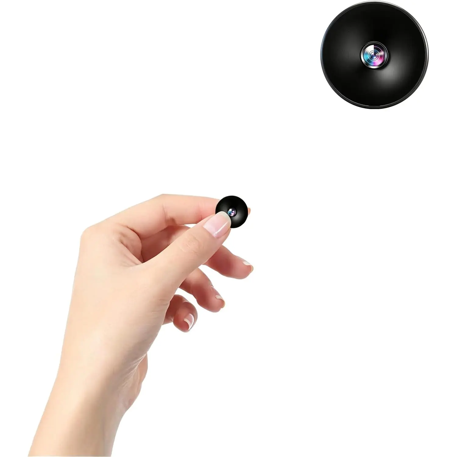 Hidden Camera with Audio/Video Small Spy WiFi Security Secret System Smart