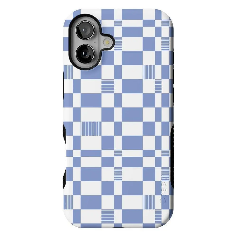 Casely iPhone 17 Case | Reality Check | Periwinkle | Bold Protective Design | Compatible with MagSafe