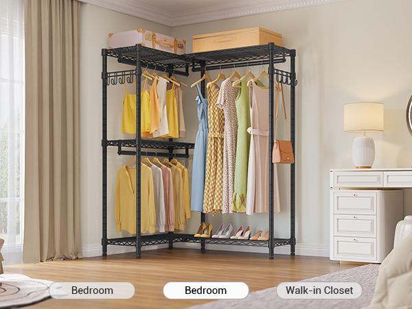 VIPEK L4 Corner Closet Storage Organizer – L Shaped Corner Rack