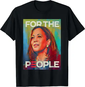 Kamala Harris For People 2024 Election President T-Shirt, Gift Tee, Funny Tee, Size S-5XL