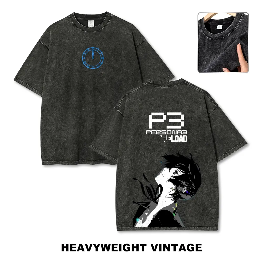 Persona 5 Game Vintage Tee 90s Graphic Tees Men's t Shirts Graphic Tee t Shirts Funny Graphic Tee Good Graphic Tees Men's Graphic Tees Streetwear Outfits Men Vacation Outfits Oversized Tshirt Men