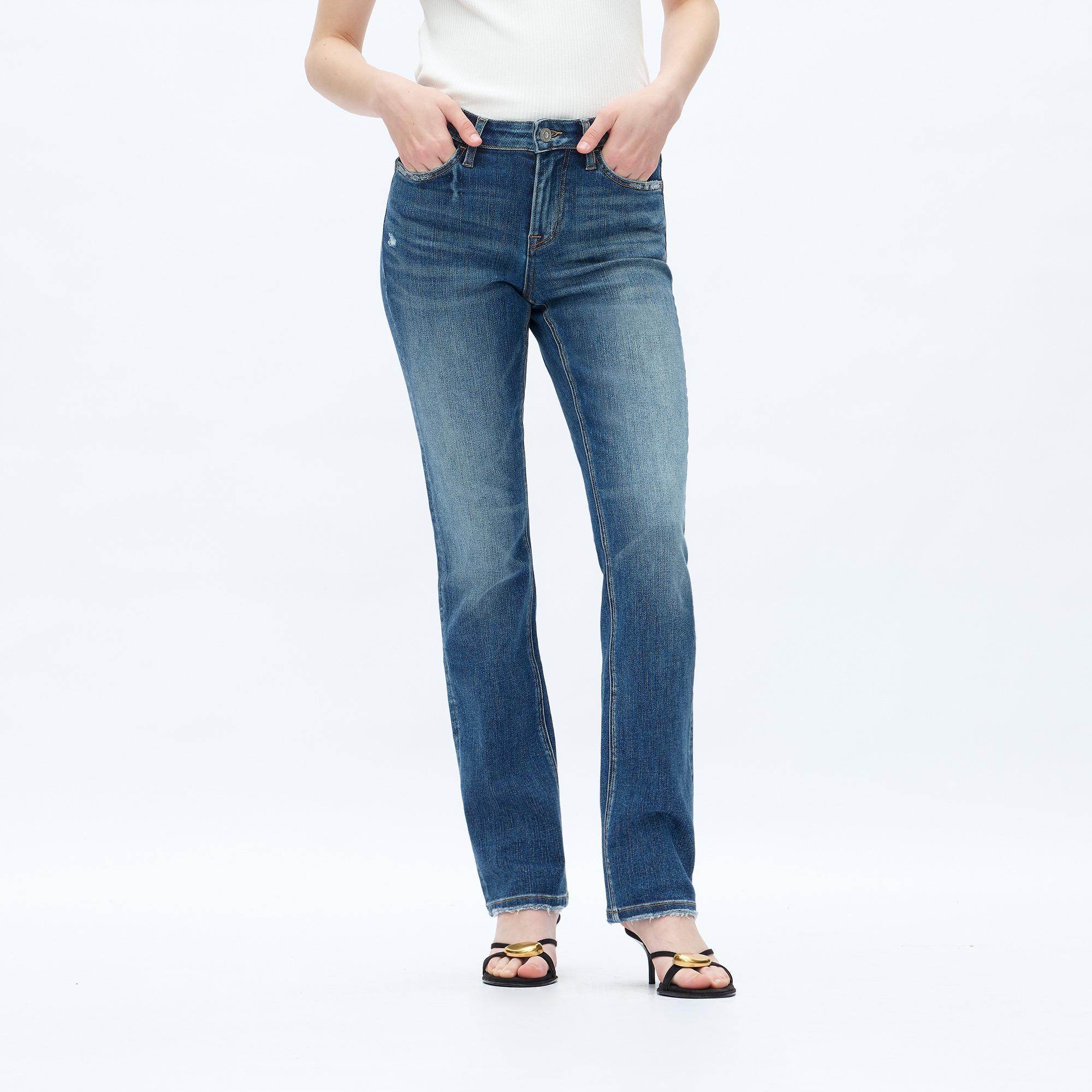 Plus Size Regual Women's Mid-Rise Straight Leg Jeans Soft Stretch Denim Pants Classic Denim Pants For Daily Wear Cotton Spandex Womenswear Bottom Everyday Fit Polyester Style  Viscose #TikTokShopHolidayHaul
