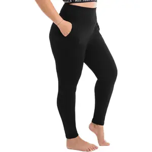 Plus Size Leggings with Pockets for Women, High Waist Opaque Tummy Control LeggingsGift
