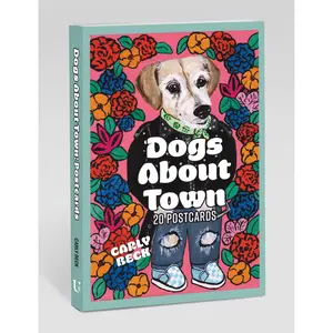 Dogs About Town by Carly Beck [Postcard Book]