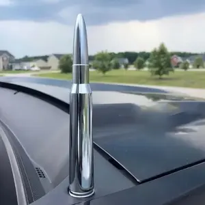 Custom Bullet Antenna for Chevrolet, Ford, Jeep, Truck Antenna, Enhances Signal Reception, Stylish Upgrade for Off-Road Vehicles, Perfect Choice