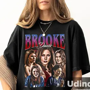 Brooke Davis One Tree Hill Vintage Tshirt – Nostalgic 2000s TV Fan Shirt Gift, One Tree Hill TV Show Unisex Tshirt, Gift for Women and Men