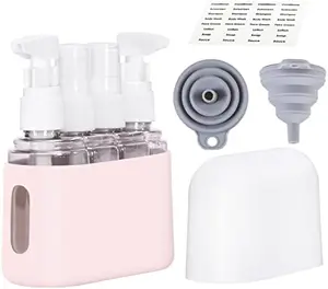 Travel bottle, leak proof container, suitable for toiletries, approved aircraft accessory kit, suitable for liquids, labeled