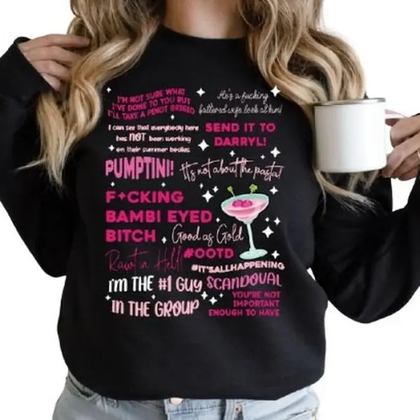 Vanderpump Rules Sweatshirt Team Ariana, Good As Gold & More! Unisex Crewneck For Bravo Tv Fans Sweater Cotton Fit Spandex Womenswear
