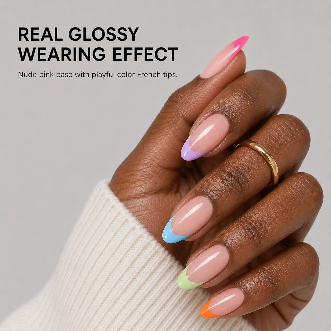 Molyangle On , 150PCS in 15 Sizes, for Women and , Summer Daily Manicure cool woman pastel stripe unique duck btartboxnails xcoattips pen point gra golden bow synthe rhine reusable b wear fungu light birthd frenc resin flat jell tab gel- 10- luxury n soft