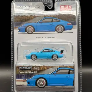 Tarmac Works Porsche 911 GT3 (Type 996) - Light Blue - MiJo Exclusives - 1:64 Scale
