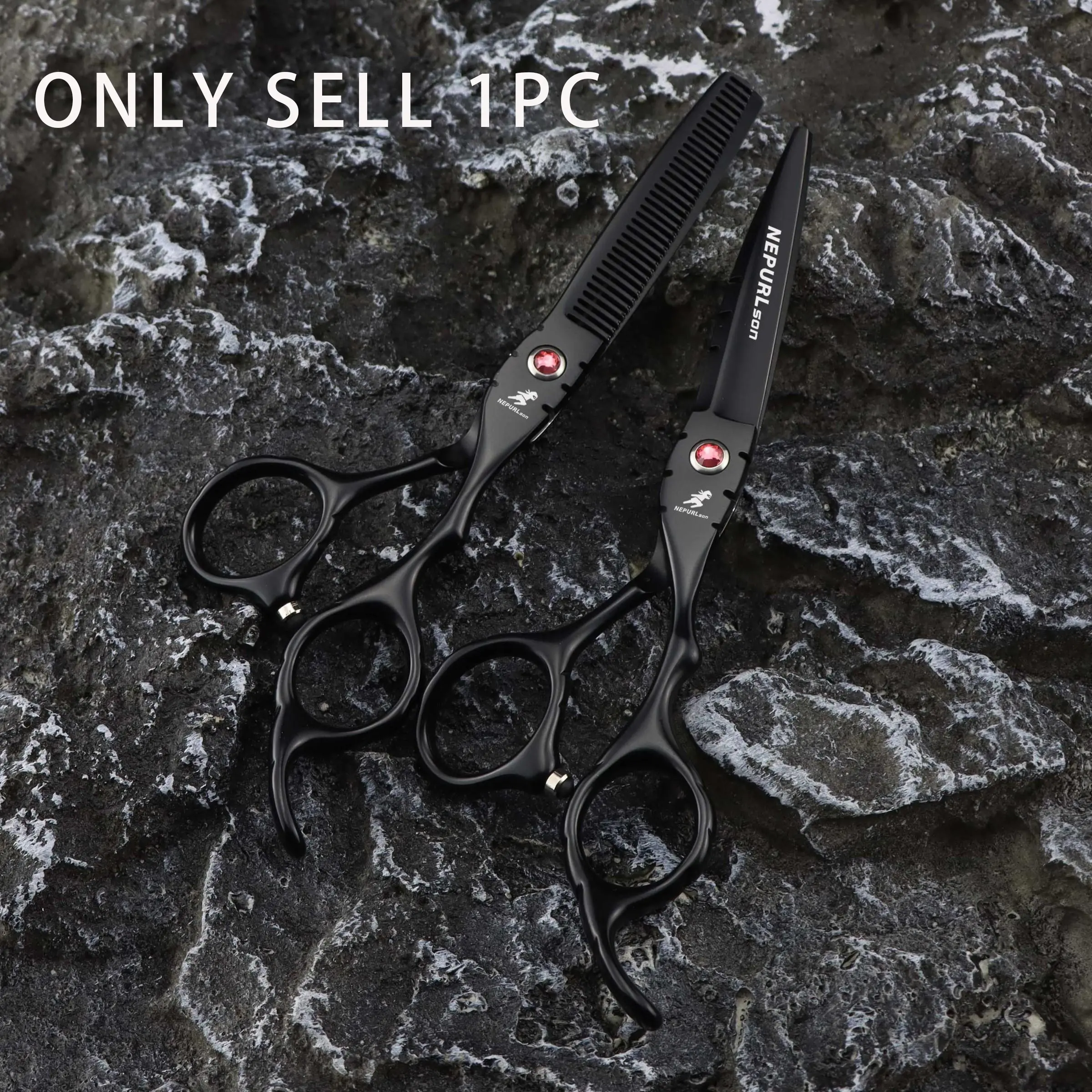 6.0 Inch High-End Hairdressing Scissors, Stainless Steel Cutting and Thinning Shears for Hair, Ergonomic Right Hand Design, Unisex Home Use, Salon Styling Tool, Hair Tools