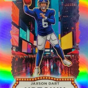 Divy Spot For Jaxson Dart 2025 Optic #11 Uptowns /(SSP) Rookie