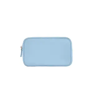 Stoney Clover Lane Double Zip Pouch in Periwinkle
