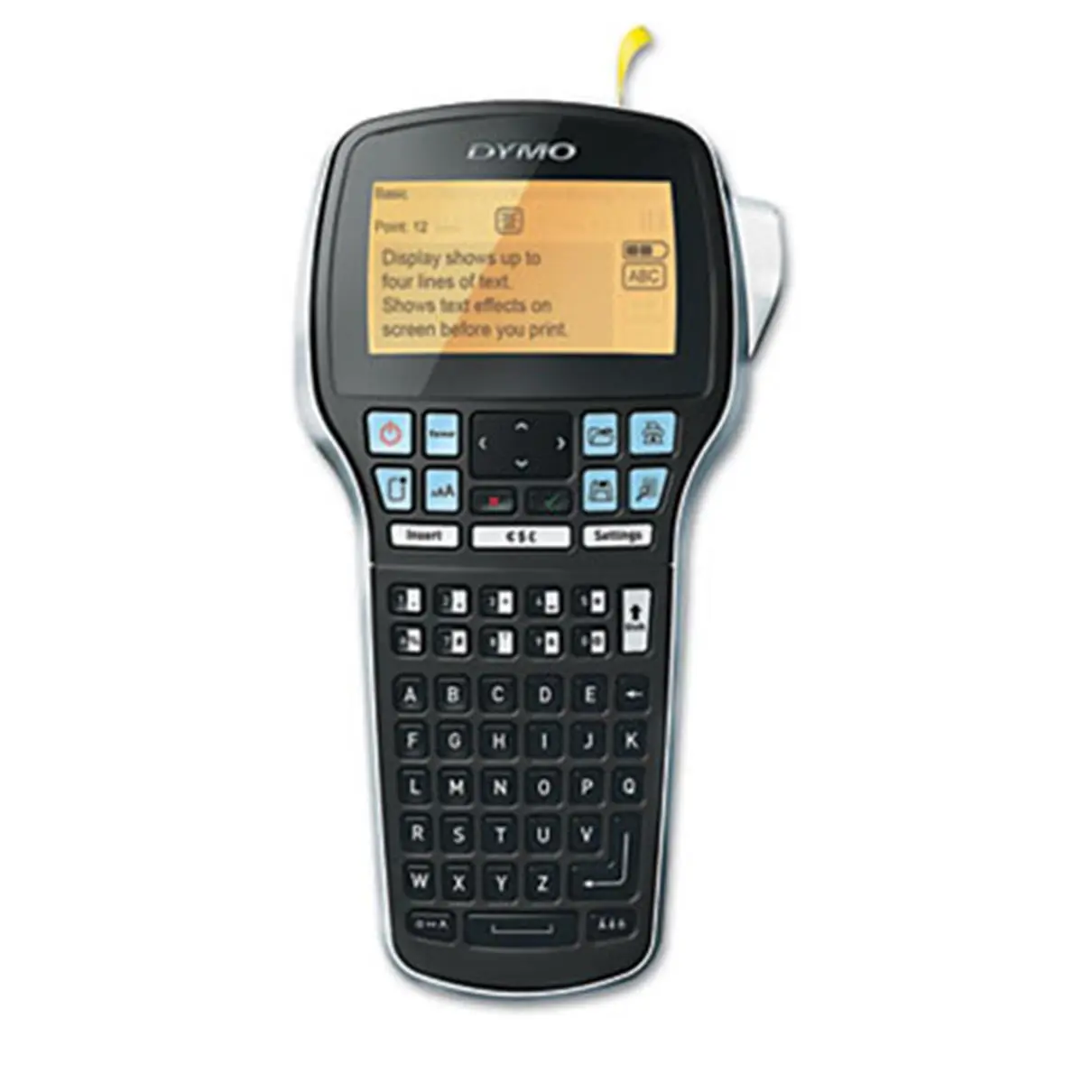 DYMO LabelManager 420P Label Printer (Model 1768815) - Portable, Rechargeable Lithium Ion, 4 Lines, 4.1in W x 2.2in D x 8.5in H, 1/2" Tape, Battery Compatible, Batch Labels Support, Logos, Text Effects, Plenty of Fonts, Improved UI, Batteries Compatible,