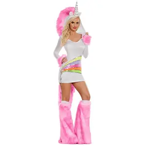 Women's Rainbow Unicorn Costume