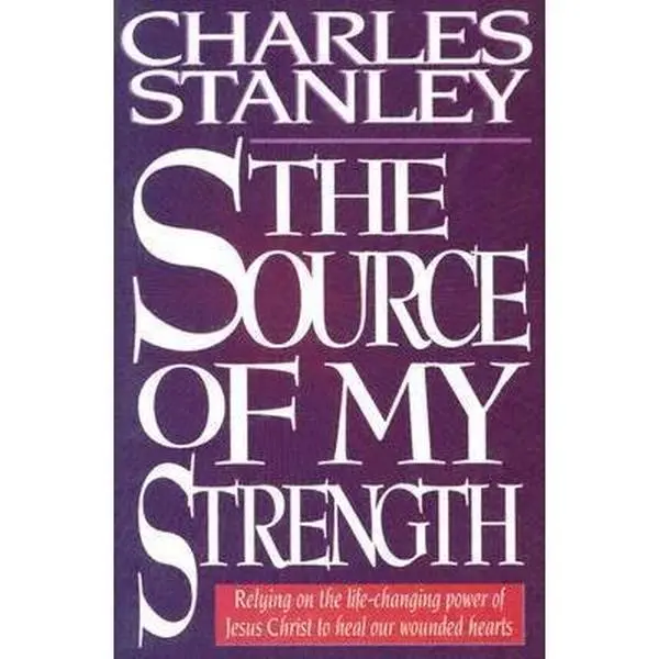 USED Book - The Source of My Strength (Walker Large Print Books) by Charles Stanley (Paperback) - english