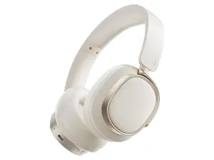 Edifier Active Noise Cancelling Headphones, Over Ear Bluetooth Headset, 92H Playtime Wired & Wireless Hi-Res Audio Certified, Fast Charging Clear Calls for Home Office Travel - Ivory