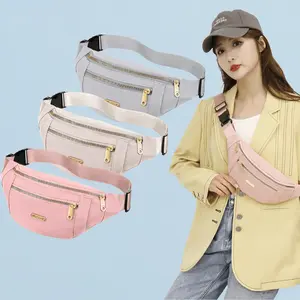 3 Pack Fanny Pack Waterproof Waist Pack for Women Crossbody Waist Bag with Adjustable Strap for Festival Sports Traveling Running Phone