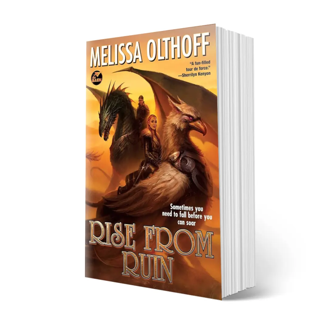 Rise From Ruin (The Griffin Corps #1) Paperback - Dragon/Griffin Rider Academy Fantasy (with Slow Burn Just Kiss Already Romance)