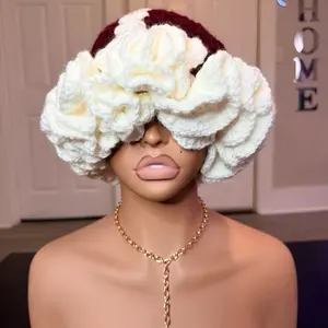 Women Crochet Bonnet Hat – Warm & Stylish