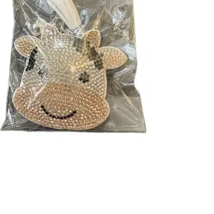 Bling Keychain - Sparkling Designs with Rhinestones and Beads for Stylish Accessory